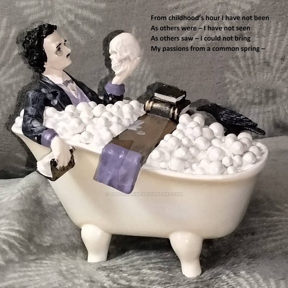 Ashland Other - Ashland Edgar gothic Bath Black Coat and Purple Accents